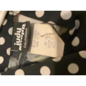 Judy Knapp California Women's Floral and Polka Dot Blouse